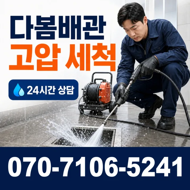서울 동대문구 외대역동로 배관고압세척 상담 이미지 4